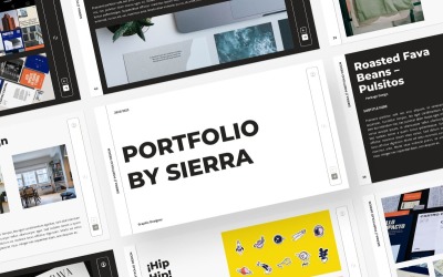 Sierra – Portfólió PowerPoint sablon