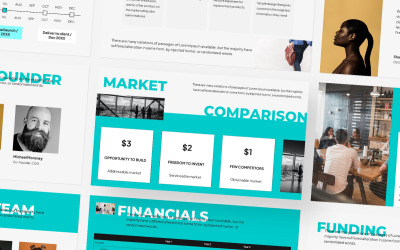 Pitch Deck - Google Presentaties-sjabloon