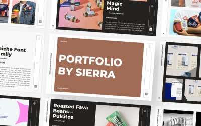 Sierra - Portfolio Google Slides-Vorlage