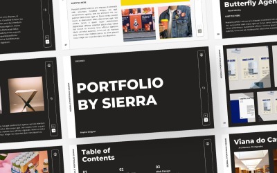 Sierra - Portfolio Keynote-sjabloon