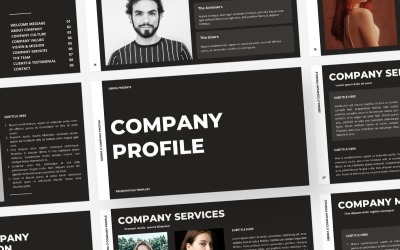 Sierra – Vállalati profil Keynote sablon