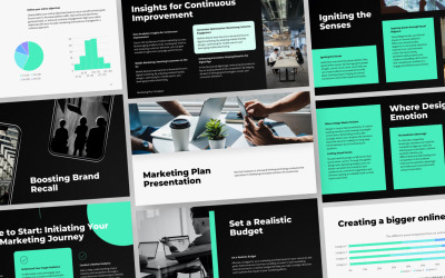 营销计划 - 主题演讲模板