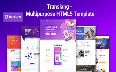 Transland - Modèle de site Web multipage