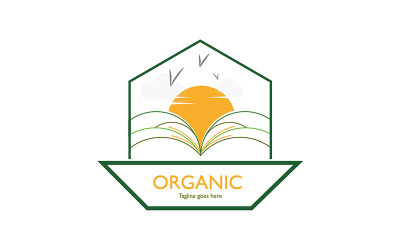 Organikus kreatív logó tervezés