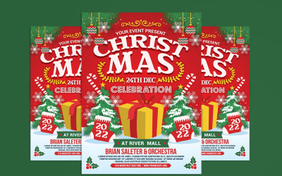 Christmas Celebration Flyer Templates 2022