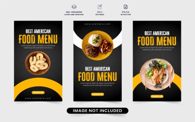 Latin American food social media story
