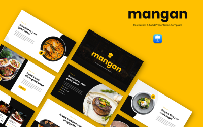 Mangan - 餐厅和食品主题演讲模板