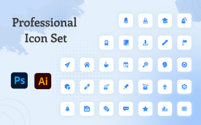 Professional - Icon Set Template