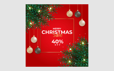Jul försäljning post dekoration med julgranskulor