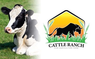 CATTLE RANCH COW FARM LOGO DESIGN - BRAND IDENTITY