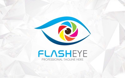 Design de Logotipo Flash Eye Photography - Identidade de Marca