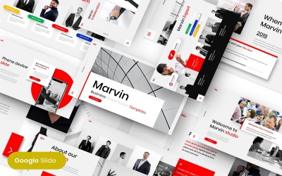 Marvin - Modèle de diapositives Google pour les entreprises