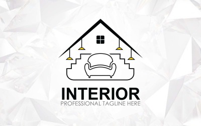 Creative Home Interior Design Logo Design - Identità del marchio