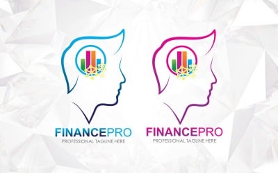 Diseño de logotipo de asesores financieros de inteligencia artificial - Identidad de marca