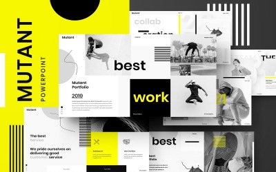 Mutáns – Üzleti PowerPoint sablon