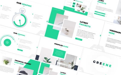 Modelo de Powerpoint da Greene Company