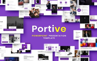 Portive – Business-PowerPoint-Vorlage