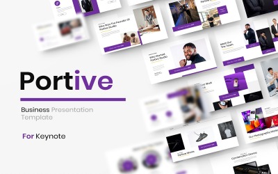 Portive - 商业主题演讲模板