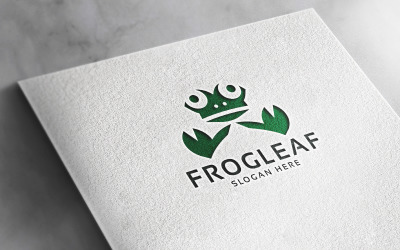 Професійний логотип Frog Leaf