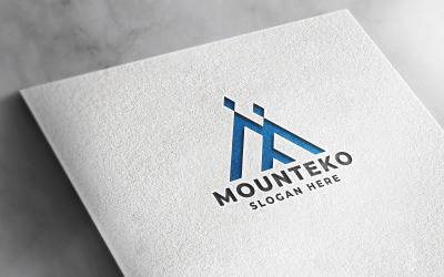 Profesjonalne logo firmy Mounteko Litera M