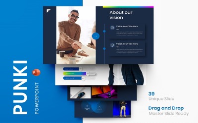 Punki – biznesowy szablon PowerPoint