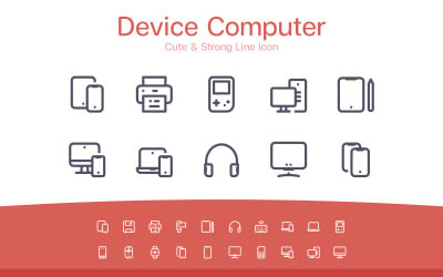 Device &amp;amp; computer Line icon