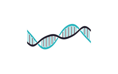 DNA Vector Logo Design Template Modern Medical V11