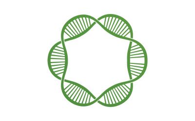 DNA Vector Logo Design Template Modern Medical V25