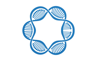 DNA Vector Logo Design Template Modern Medical V26