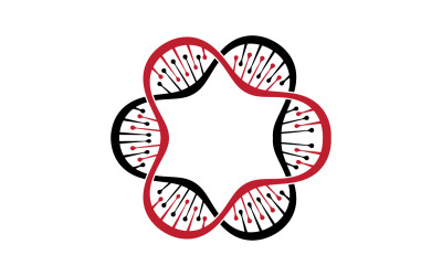 DNA Vector Logo Design Template Modern Medical V37