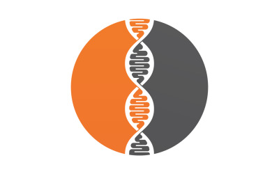 DNA Vector Logo Design Template Modern Medical V42