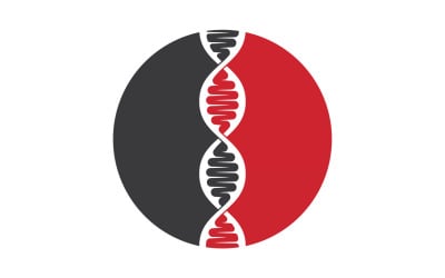 DNA Vector Logo Design Template Modern Medical V43