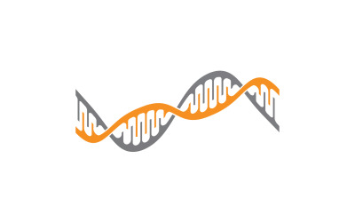 DNA Vektör Logo Tasarım Şablonu Modern Tıp V4