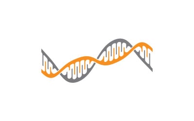 DNA vektor logotyp designmall Modern Medical V4