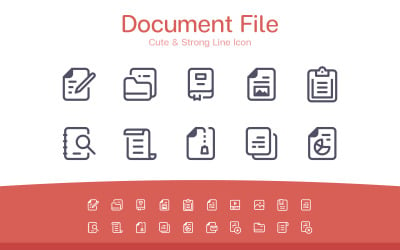 Document &amp;amp; File Line icon
