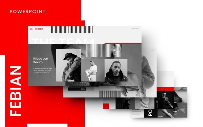 Febian – biznesowy szablon PowerPoint