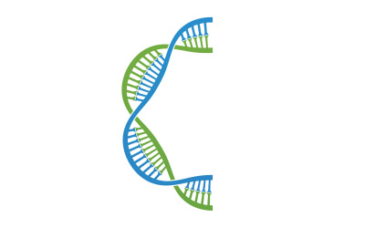 Plantilla de diseño de logotipo vectorial de ADN Modern Medical V21
