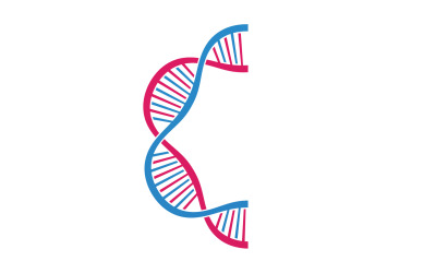 Plantilla de diseño de logotipo vectorial de ADN Modern Medical V22