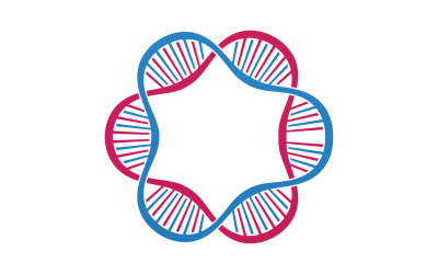 Plantilla de diseño de logotipo vectorial de ADN Modern Medical V28
