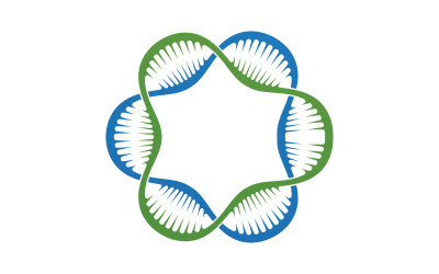 Plantilla de diseño de logotipo vectorial de ADN Modern Medical V35