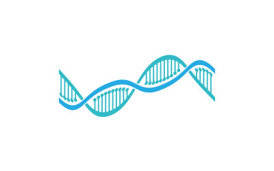 Plantilla de diseño de logotipo vectorial de ADN Modern Medical V3