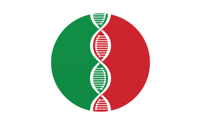 Plantilla de diseño de logotipo vectorial de ADN Modern Medical V41