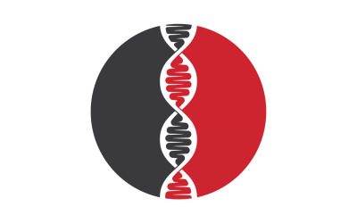 Plantilla de diseño de logotipo vectorial de ADN Modern Medical V43