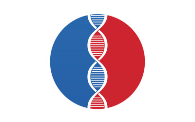 Plantilla de diseño de logotipo vectorial de ADN Modern Medical V47