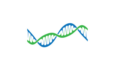 Plantilla de diseño de logotipo vectorial de ADN Modern Medical V7