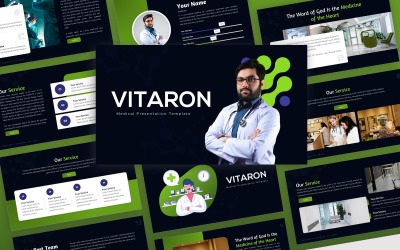 Vitaron - Plantilla médica multipropósito de PowerPoint