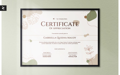Certificato di estetica Boho