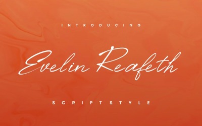Evelin Reafeth - Handwritten Font