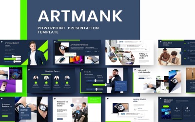 Artmank – PowerPoint-mall för företag