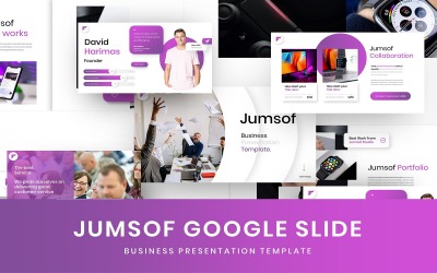 Jumsof - бизнес-шаблон слайдов Google